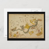 Noctua, Corvus, Hydra, Felis, Lupus, Centaurus, &c ポストカード (正面/裏面)