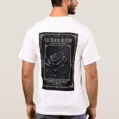 Nocturnal Bloom Shadow Rose Tシャツ (裏面)