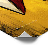 Nocturnal Signal  Contemporary Abstract Expression ポスター (角)