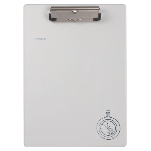 Nocturnal Study dark academia Pocket Watch   クリップボード (正面)