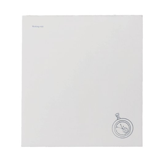 Nocturnal Study dark academia Pocket Watch ノートパッド (正面)