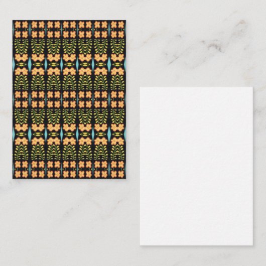 NOCTURNE 3.5x2.5フラットノートカード/縦型 ノートカード (正面/裏面)