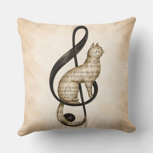 Nocturne A study in music and silence クッション (裏面)