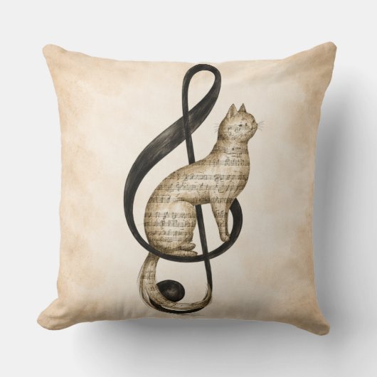  Nocturne  A study in music and silence クッション (正面)