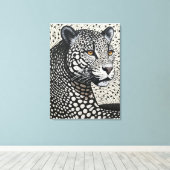 nocturne in Ivory Pulse キャンバスプリント (インサイチュ (ウッドフロア))