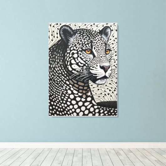 nocturne in Ivory Pulse キャンバスプリント (インサイチュ (ウッドフロア))