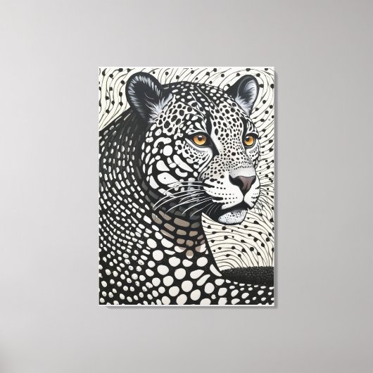 nocturne in Ivory Pulse キャンバスプリント (正面)