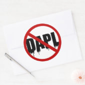 #NoDAPL ラウンドシール (封筒)