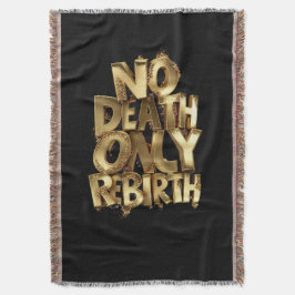 Nodeath Only Rebirth ブラックスローブランケット GoldStyle スローブランケット