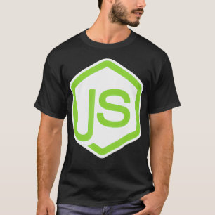 Nodejs JavaScript JSプログラマコーディングオープンソース Tシャツ