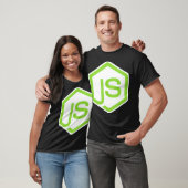 Nodejs JavaScript JSプログラマコーディングオープンソース Tシャツ (ユニセックス)
