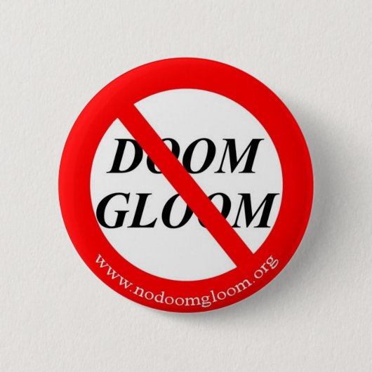 NoDoomGloom.Orgボタン 缶バッジ (正面)