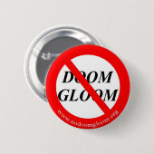 NoDoomGloom.Orgボタン 缶バッジ (正面&裏面)