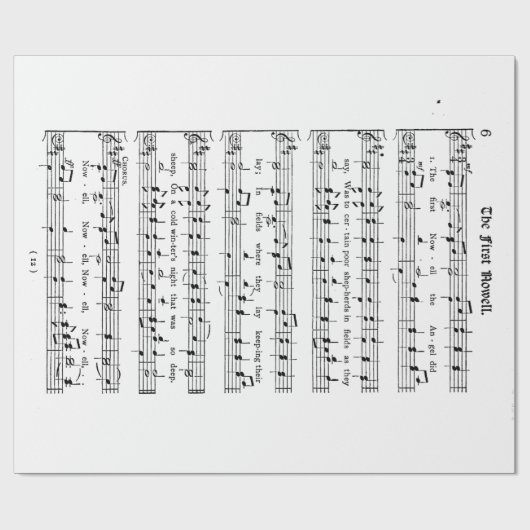 Noelの最初の包装紙 ラッピングペーパー (フラット)