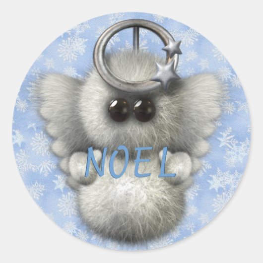 NOELの雪の天使 ラウンドシール (正面)