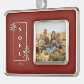 NOELエレガント金ゴールドウィンターベリーフレーム写真 シルバープレートフレームオーナメント (左)