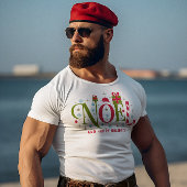 Noelカラフルとおもしろいタイポグラフィの辞任 Tシャツ