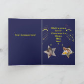 Noelグリーティングカード+2枚の写真 カード (内部)
