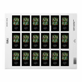 NOELグリーンリーベリー住所 シール (フルシート)