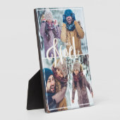 Noelスクリプトファミリーフォトキープサケコラージプラーク フォトプラーク (側面)