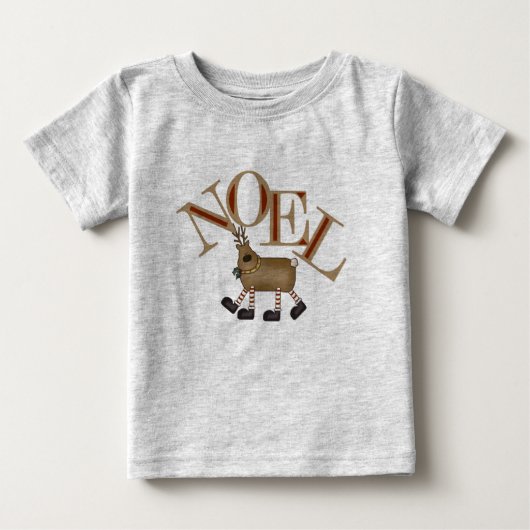 NOELトナカイTシャツ&ギフト ベビーTシャツ (正面)