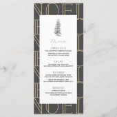 NOELパターモダンンクリスマスホリデーディナーパーティー メニュー (正面)