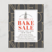 NOELホリデーベイクセールダークグレーフライヤー チラシ (正面)