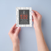 NOELホリデーベイクセールホワイトフライヤー チラシ (手)