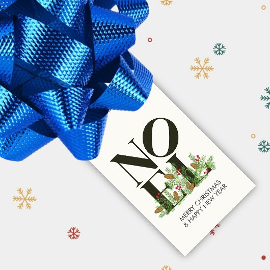 NOELレタポップ・アートのー・アートインスパイア・クリスマス ギフトタグ