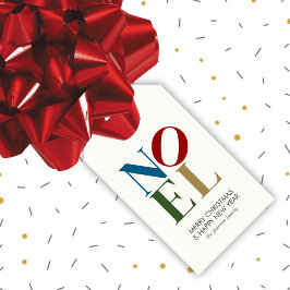 NOELレタポップ・アートのー・アートインスパイア・クリスマス ギフトタグ