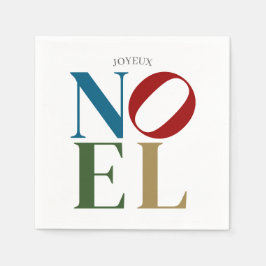 NOELレタポップ・アートのー・アートインスパイア・クリスマス スタンダードカクテルナプキン