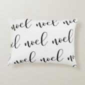 Noel |の白黒クリスマスの原稿 アクセントクッション (裏面)