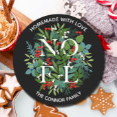 NOEL ホーリーベリー 手作りクリスマス ラウンドシール