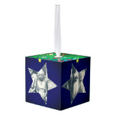 Noel 3つ星フォトキューブオーナメント キューブオーナメント (裏面アングル)