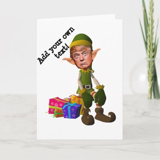 Noel avec le lutin Trump シーズンカード (正面)