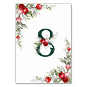 Noel Botanical Table 8結婚の表番号 テーブルナンバー (正面)