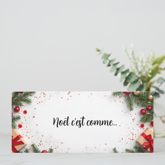 Noel c'est comme... Carte à QR code surprise (スタンド正面)