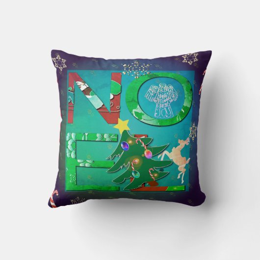Noel Christmas クッション (裏面)