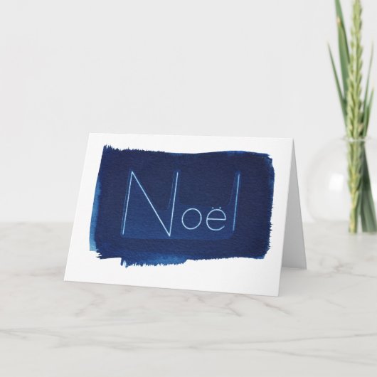 Noël Cyanotype シーズンカード (正面)