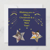 Noel Greeting 2フォトフラットノートカード ノートカード (裏面)