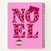 NOEL in Burgundy Christmas Treesレシピ ノートブック (裏面)