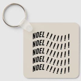 Noel Typography キーホルダー