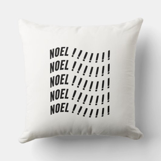 Noel Typography クッション (裏面)