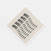 Noel Typography スタンダードランチョンナプキン (角)