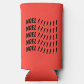 Noel Typography スリム缶クーラー (裏面)