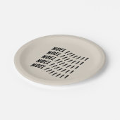 Noel Typography ペーパープレート (アングル)