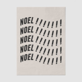 Noel Typography 薄葉紙