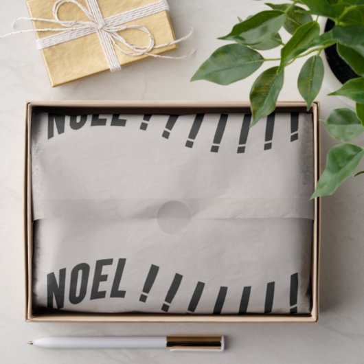 Noel Typography 薄葉紙 (ギフト)