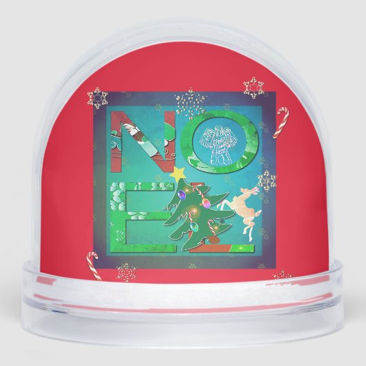 Noel with Angel Snow Globe Snow (正面)