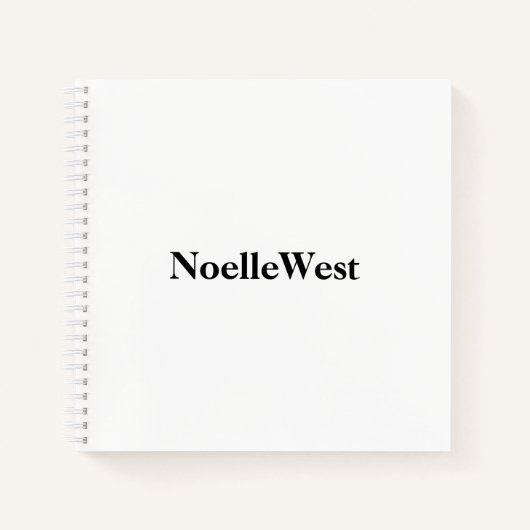 NoelleWestドットグリッドジャーナル ノートブック (正面)